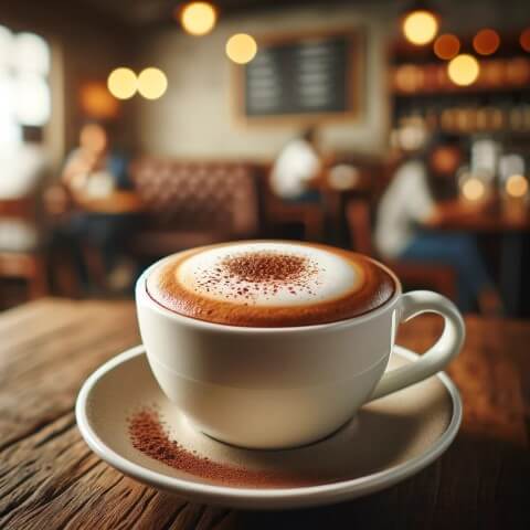 Cappucino trinken in Ratingen